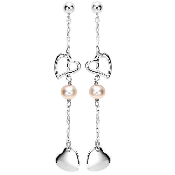Freshwater Pearl Earrings in Sterling Silver /1145SEO1