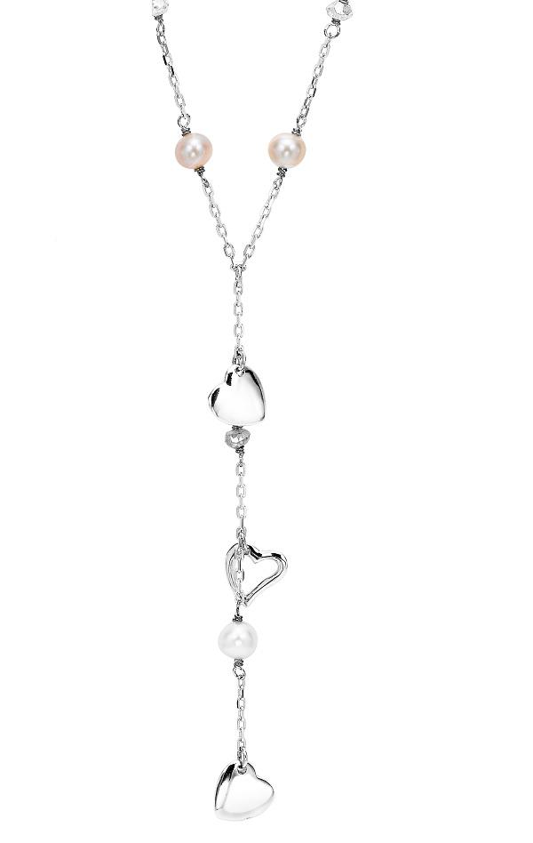 Freshwater Pearl Necklace in Sterling Silver /1145SNO1