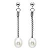 Silver F/W Pearl Earrings/153E01W