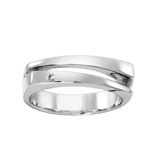 Silver Diamond Rings / SRG1012