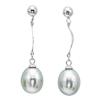 Silver F/W Pearl Earrings/412E04G