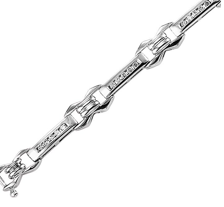 Silver Diamond Bracelet / FB1020