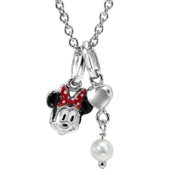 Disney Silver Minnie Mouse Pendant / FP4101