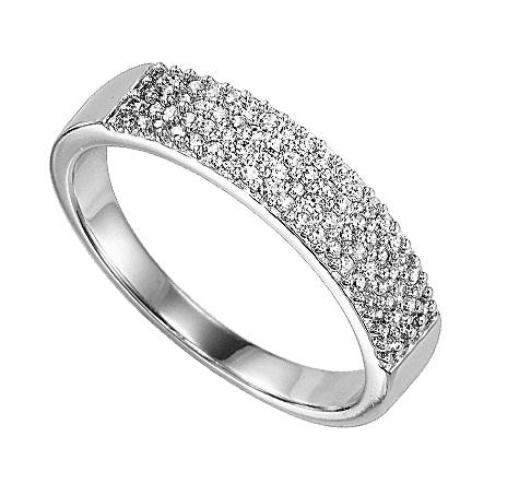 Diamond Ring in Sterling Silver 1/4 ctw / FR1017