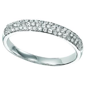 Gold and Diamond Band 1/4 ctw : FR1356AW