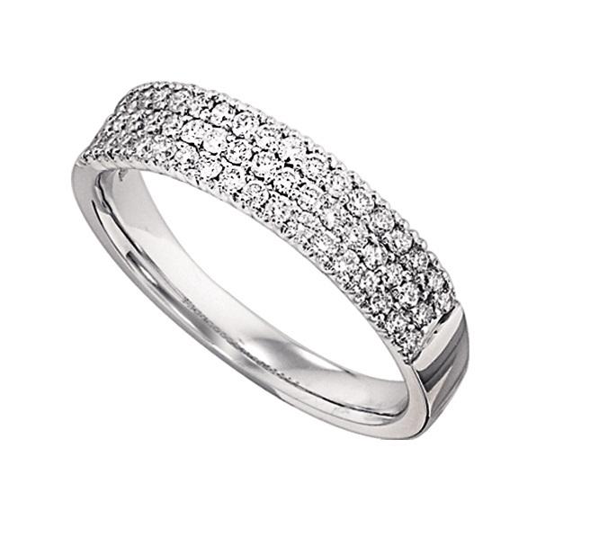 1/2 ctw Diamond Ring in 14K White Gold/LRD0260