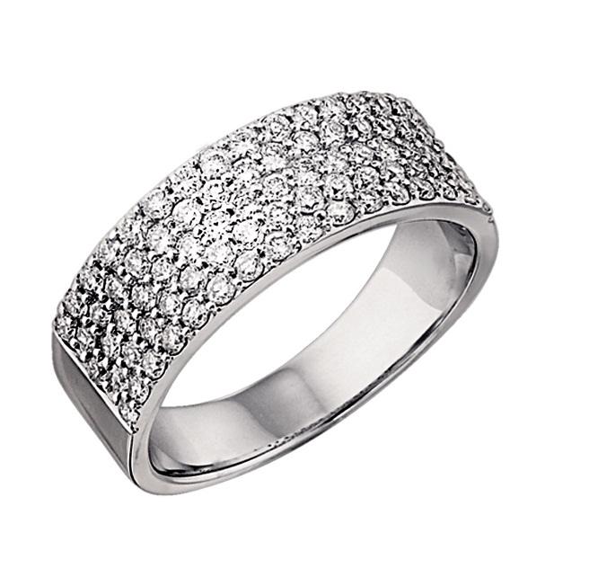 1 ctw Diamond Ring in 14K White Gold/LRD0266