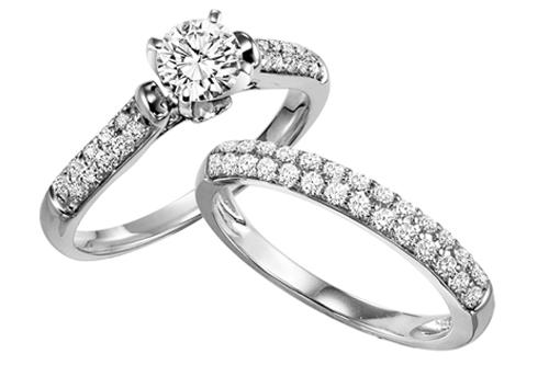 1/5 ctw Diamond Engagement Ring in 14K White Gold/WB5582E