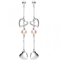 Freshwater Pearl Earrings in Sterling Silver /1145SEO1