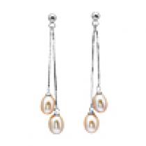 Silver F/W Pearl Earrings/126E01P