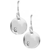 Silver Diamond Earrings. / SER2030