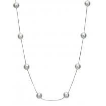 Silver F/W Pearl Necklace/1435NW