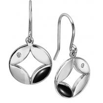Silver Diamond Earrings / SER2007