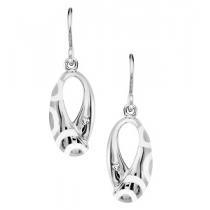 Silver Diamond Earrings / SER3003