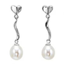 Silver F/W Pearl Earrings/249E01W