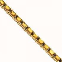14K Gold & Citrine Bracelet : B230YC