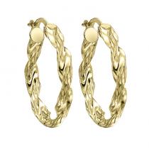 Yellow Gold Color Earrings /FE1173
