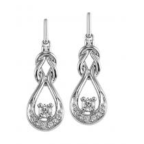 Diamond Earrings in 14K White Gold / FE4049