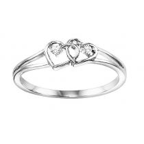 Diamond Ring in 10K White Gold / FR1120