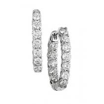 2 ctw Diamond Earrings in 14K White Gold /HDER126LW