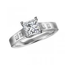 3/8 ctw Diamond Engagement Ring in 14K White Gold/HDR1417E