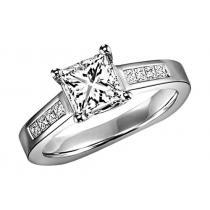 1/4 ctw Diamond Engagement Ring in 14K White Gold/HDR1418E