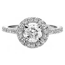 Dia Engagement Ring 1/2 ctw :HDR1437E-Semi