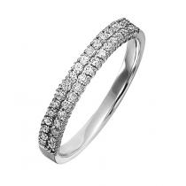 1/2 ctw Diamond Ring in 14K White Gold/LRD0262