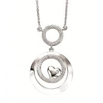 Silver Necklace with diamond : SPD3012