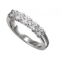 1/4 ctw Five Stone Diamond Ring in 14K White Gold/ SS5075W