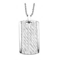 Dog Tag Pendant in Stainless Steel / TS1020