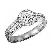 5/8 ctw Diamond Engagement Ring in 14K White Gold/WB5565E