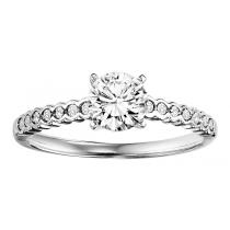 1/5 ctw Diamond Engagement Ring in 14K White Gold/WB5736E