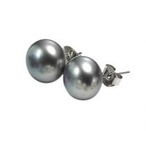 Silver F/W Pearl Earrings/FGPS4.5