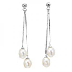Silver F/W Pearl Earrings/126E01W