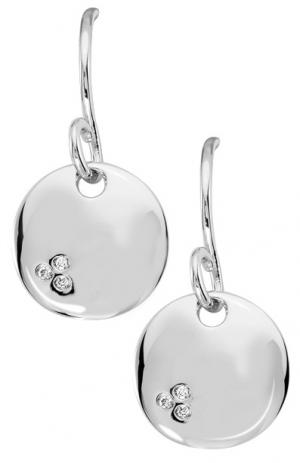 Silver Diamond Earrings. / SER2030