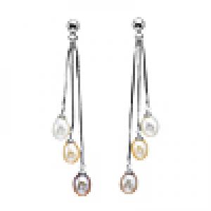Silver F/W Pearl Earrings/130E06WOP