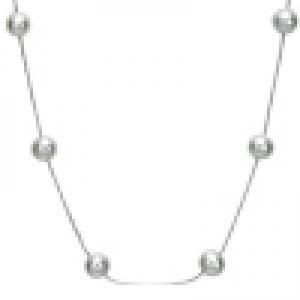 Silver F/W Pearl Necklace/1435NSG