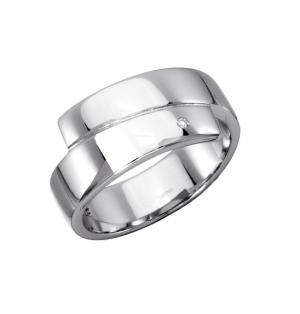 Silver Diamond Ring / SRG3008