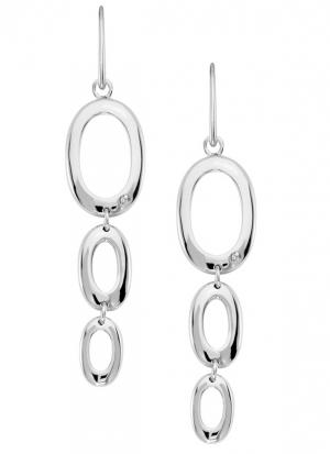 Silver Diamond Earrings / SER3009