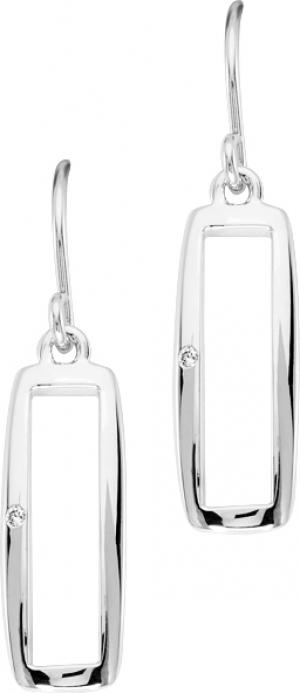 Silver Diamond Earrings / SER2009