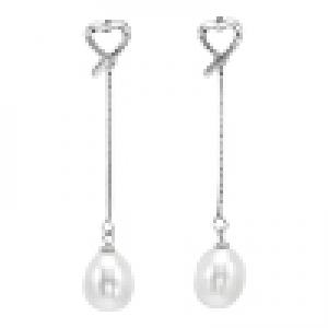 Silver F/W Pearl Earrings/362E01W