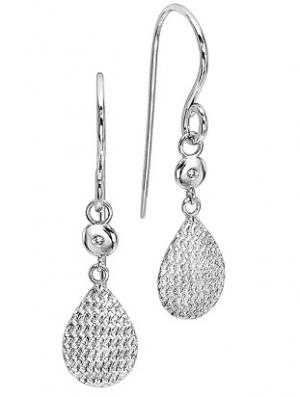 Silver Diamond Earrings / SER2043