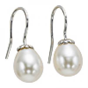 Silver F/W Pearl Earrings/510E02W
