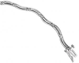 Silver 1/4 ctw Diamond Bracelet / FB1014