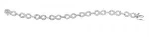 Silver Infinity Bracelet 1/5 ctw/FB1102