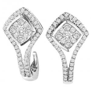 14K Diamond Earrings 1/2 ctw/FE4114