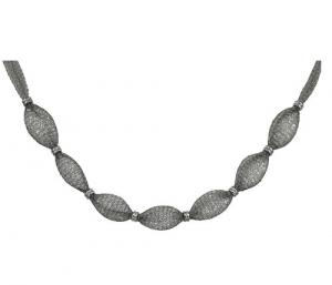 Silver Necklace Black/FP1302