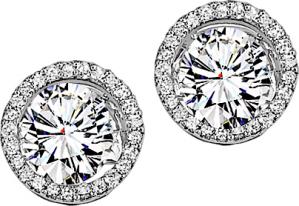 Diamond Earring Jackets in 14K White Gold /HDER110
