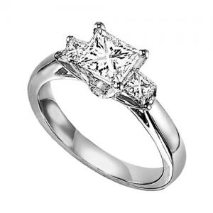 1/2ctw Diamond Engagement Ring in 14K White Gold/HDR1414PE-Semi
